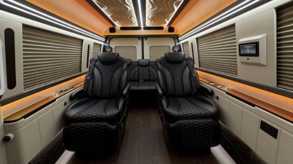 8 passenger sprinter van inside cleveland