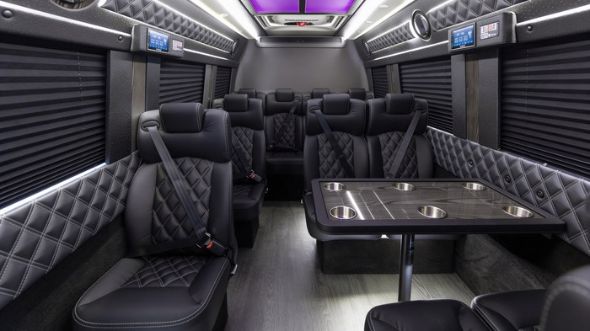 cleveland 15 passenger sprinter van interior