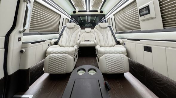 cleveland 8 passenger sprinter van interior