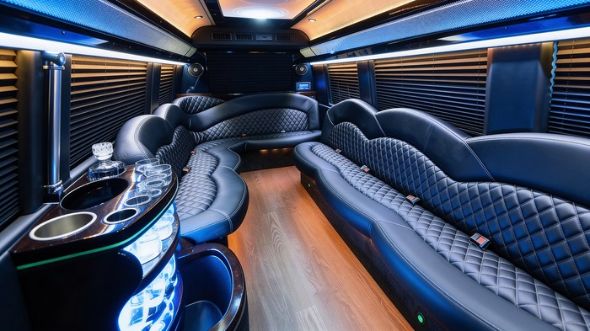 cleveland sprinter limousine interior