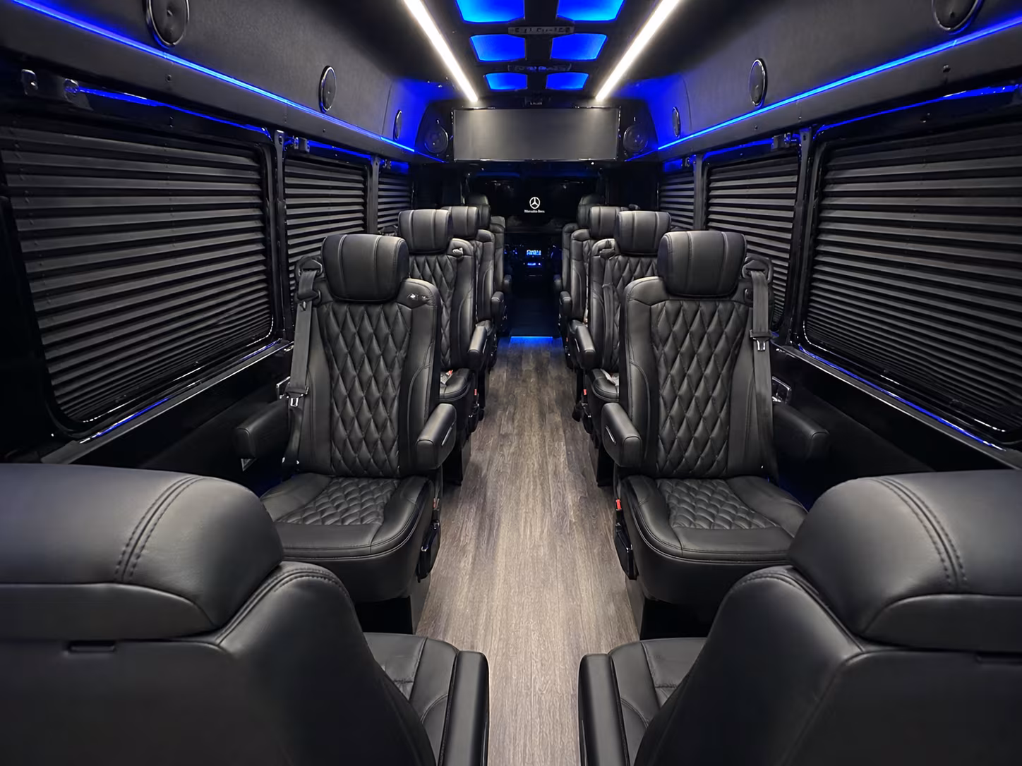 cleveland 10 passenger sprinter van inside