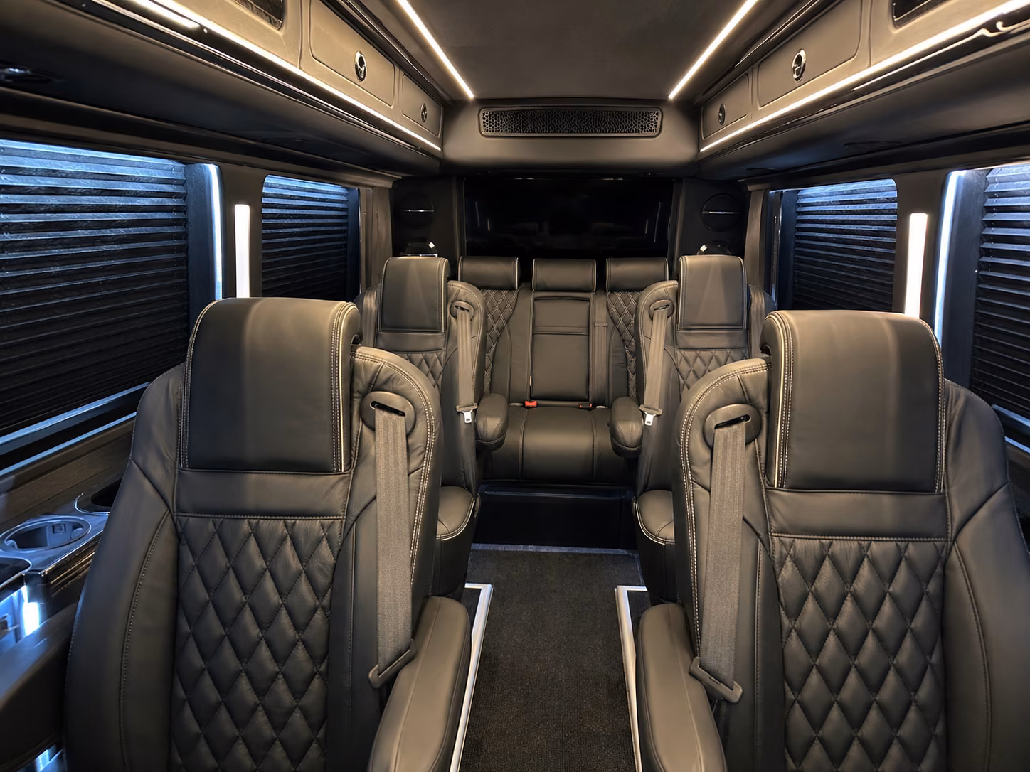 cleveland 12 passenger sprinter van inside