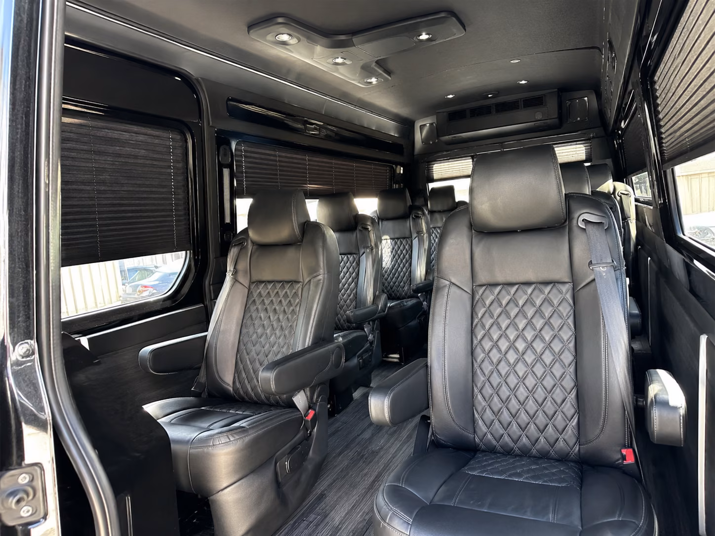 cleveland 12 passenger sprinter van interior