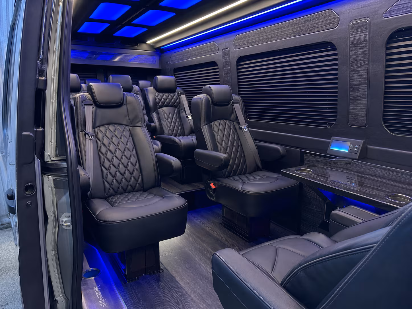 cleveland 15 passenger sprinter van interior