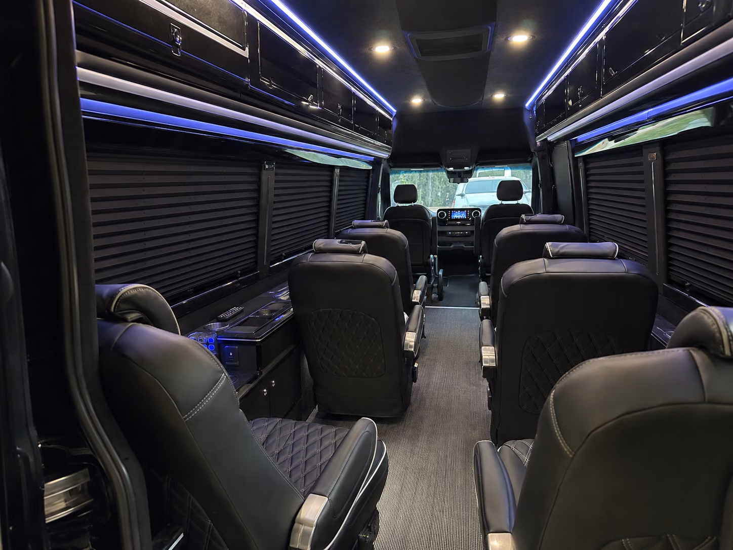 cleveland 20 passenger sprinter van interior