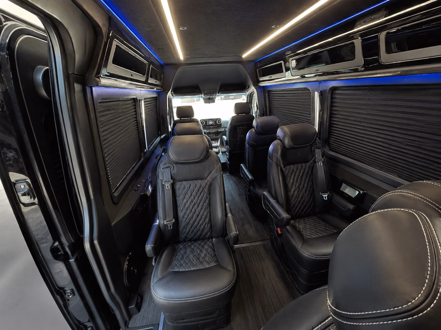 cleveland 8 passenger sprinter van inside