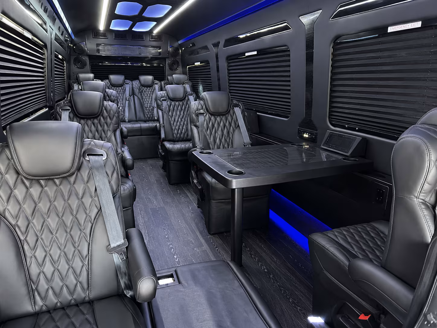 cleveland 8 passenger sprinter van interior