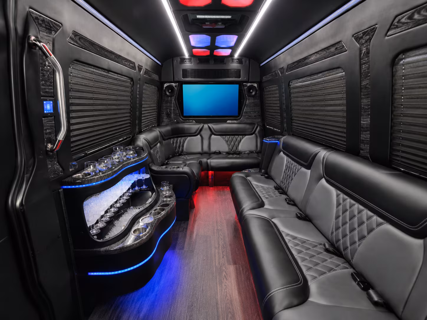 cleveland sprinter limousine interior
