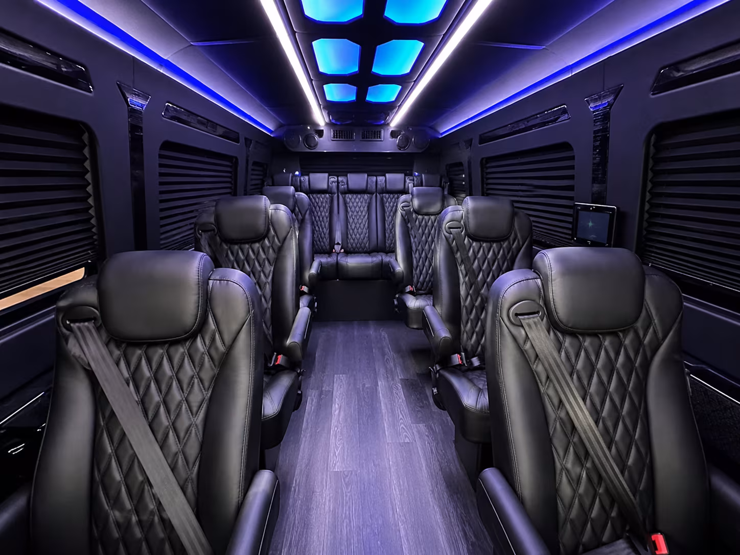 parent coordinated sprinter van bookings with set pickup and return times in cleveland
