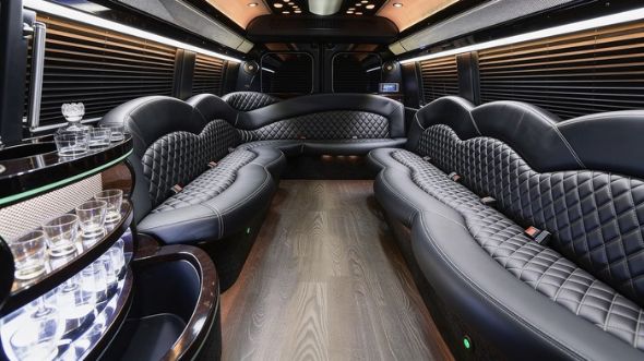 sprinter limousine inside cleveland